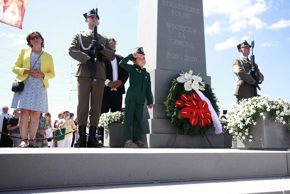 Uroczystości w 100. rocznicę Bitwy Warszawskiej 1920 – Radzymin, 16 sierpnia 2020. Fot. Sławek Kasper (IPN)
