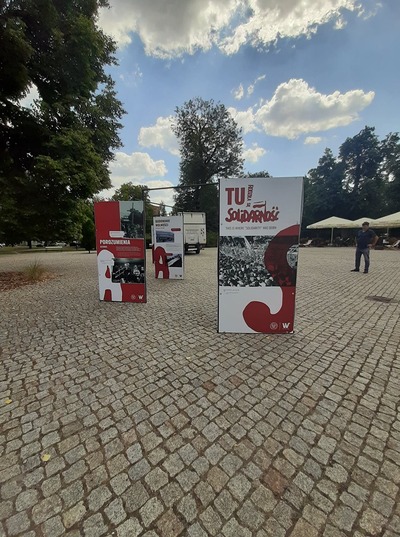 Otwarcie wystawy IPN „TU rodziła się Solidarność” – Puławy, 14 sierpnia 2020. Fot. Katarzyna Syska (IPN Lublin)
