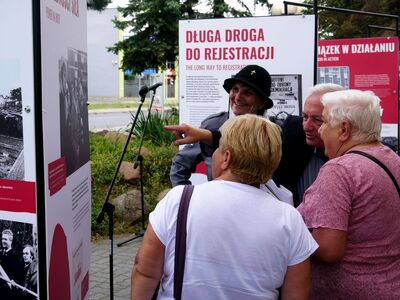 Otwarcie wystawy IPN „TU rodziła się Solidarność” – Pionki, 14 sierpnia 2020. Fot. Dawid Florczak (IPN Lublin)