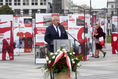 Andrzej Melak na uroczystości wręczenia Krzyży Wolności i Solidarności – Warszawa, 28 sierpnia 2020. Fot. Sławek Kasper (IPN)