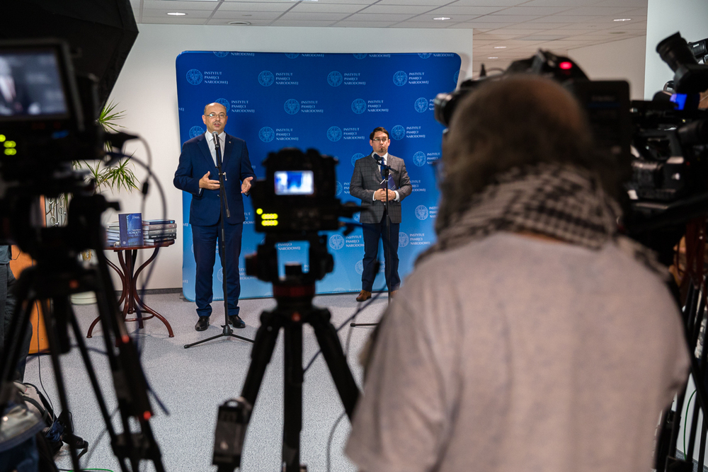 Briefing IPN na temat publikacji „Korekty ciąg dalszy...”, dotyczącej stosunków polsko-żydowskich – Warszawa, 14 września 2020. Fot. Sławek Kasper (IPN)