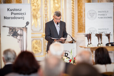 Prof. Tomasz Nałęcz odczytał list skierowany przez Prezydenta RP do laureatów i uczestników spotkania