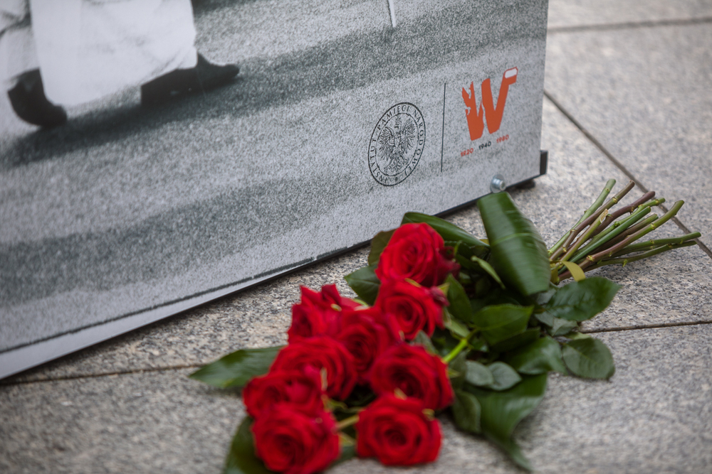 Uczestnicy Sierpnia ’80 na uroczystym zamknięciu wystawy „Tu rodziła się Solidarność” – Warszawa, 16 października 2020. Fot. Sławek Kasper (IPN)