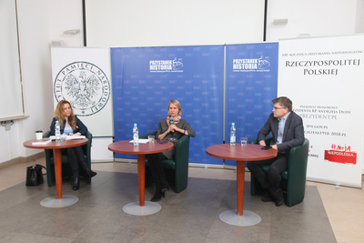 Dyskusja „Czy neomarksistowski projekt zbliża się ku końcowi?” – 22 października 2020. Fot. Piotr Życieński (IPN)