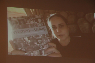 Spotkanie z Marianną Yarovskayą – reżyserem filmu „Women of the Gulag” podczas MFFoTEK – 23 października 2020. Fot. Piotr Życieński (IPN)