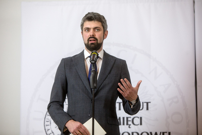 Dr Anton Drobowycz, dyrektor Ukraińskiego Instytutu Pamięci Narodowej. Fot. Sławek Kasper (IPN)