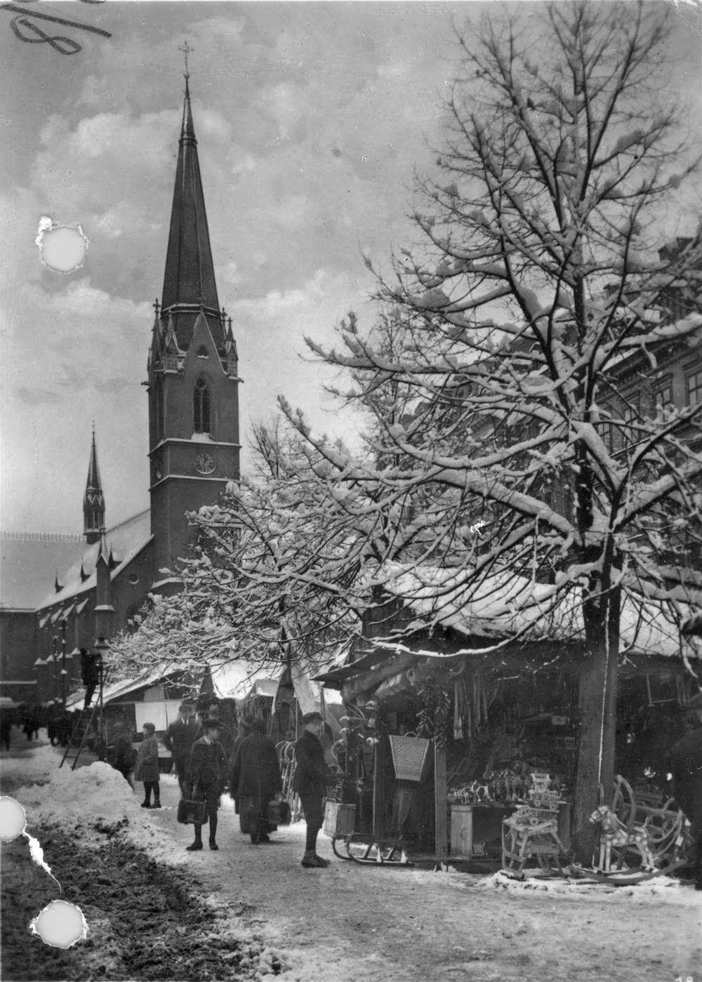 Pocztówka nadana w 1944 r. ze Szczerbic w pow. rybnickim. AIPN Katowice