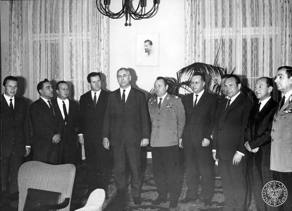 Wizyta Edwarda Gierka w MSW, 6 maja 1971 r. Fot. AIPN