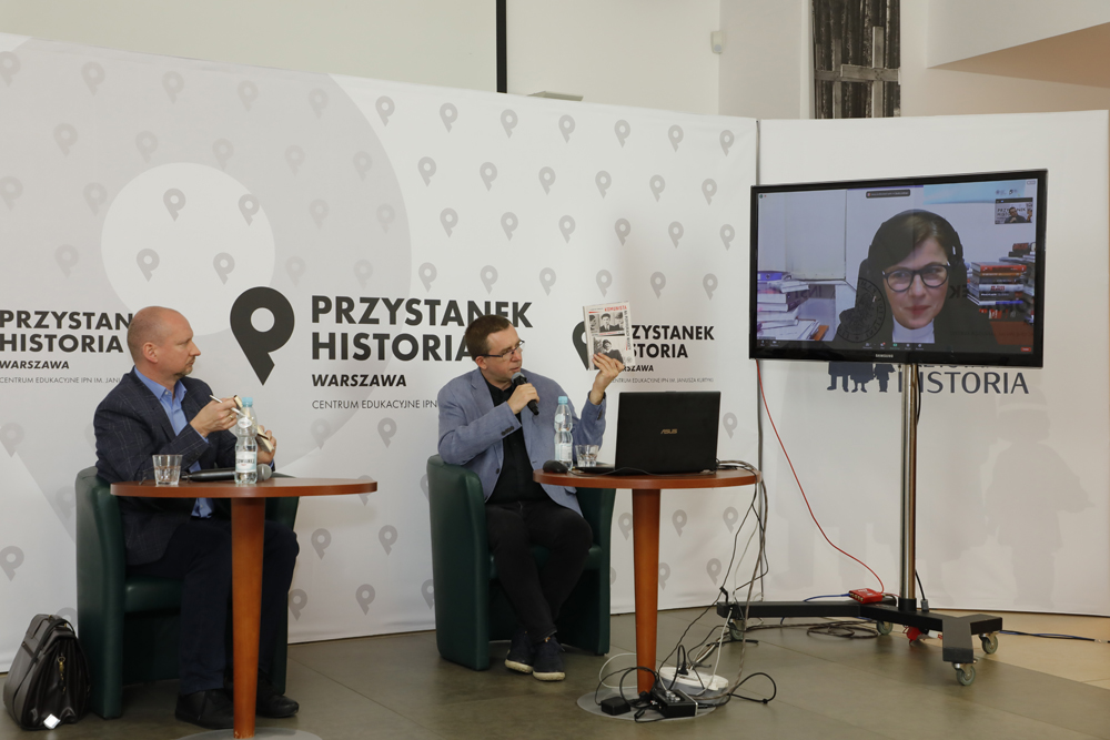 Spotkanie online „Początki systemu komunistycznego w Polsce” z cyklu „Historia zza kulis” – 26 stycznia 2021, Fot. Piotr Życieński (IPN)