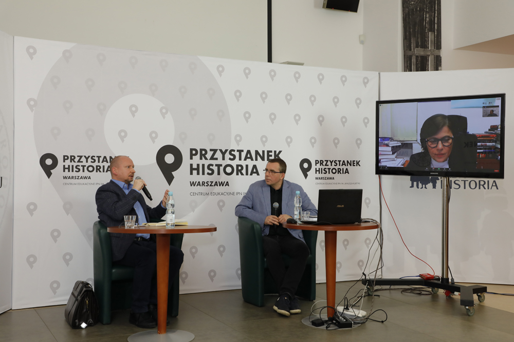 Spotkanie online „Początki systemu komunistycznego w Polsce” z cyklu „Historia zza kulis” – 26 stycznia 2021, Fot. Piotr Życieński (IPN)