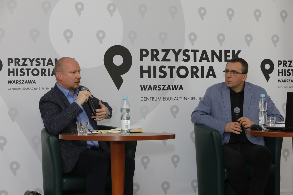 Spotkanie online „Początki systemu komunistycznego w Polsce” z cyklu „Historia zza kulis” – 26 stycznia 2021, Fot. Piotr Życieński (IPN)