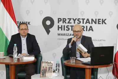 Dyskusja wokół książki „Henryk Sławik 1894–1944. Biografia socjalisty” – 3 lutego 2021. Fot. Piotr Życieński (IPN)