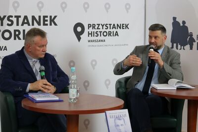 Dyskusja o książce o. Władysława Gurgacza SJ „Refleksje” – 3 marca 2021. Fot. Aleksandra Wierzchowska (IPN)