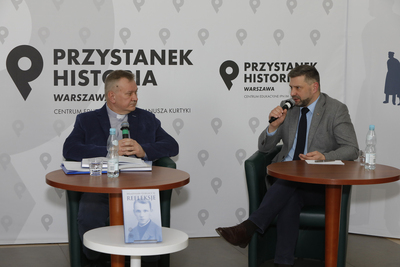 Dyskusja o książce o. Władysława Gurgacza SJ „Refleksje” – 3 marca 2021. Fot. Piotr Życieński (IPN)