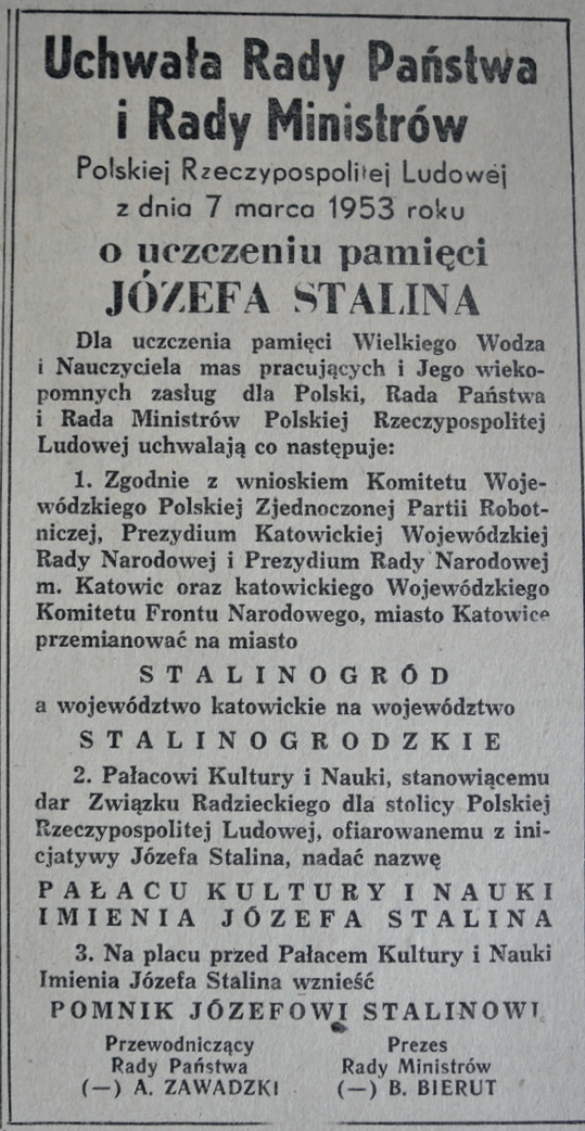 Uchwała Rady Państwa i Rady Ministrów