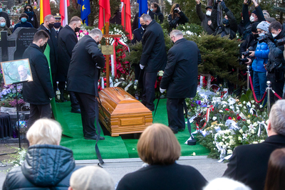 Pogrzeb Jana Lityńskiego – 10 marca 2021. Fot. Sławek Kasper (IPN)