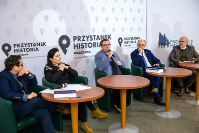 Debata wokół najnowszego periodyku Instytutu Pamięci Narodowej „Polish-Jewish Studies”. Fot. Sławek Kasper (IPN)