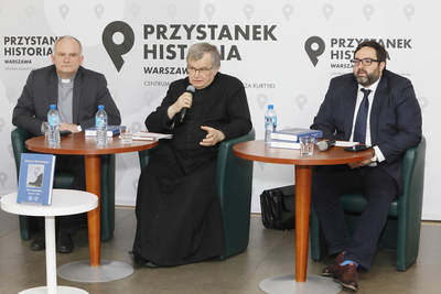 Dyskusja o książce „Stefan Wyszyński, Pro memoria, t. 9: 1962” – 28 kwietnia 2021. Fot. Piotr Życieński (IPN)