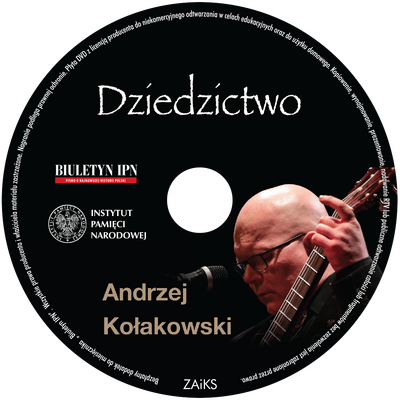 Okładka płyty Andrzeja Kołakowskiego „Dziedzictwo”