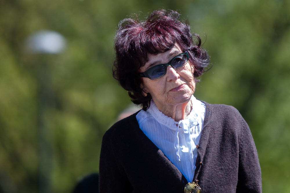 Córka rotmistrza Zofia Pilecka-Optułowicz – 13 maja 2021. Fot. Sławek Kasper (IPN)