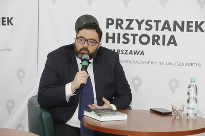 Dr hab. Rafał Łatka (BBH IPN, IDMN) – 12 maja 2021. Fot. Piotr Życieński (IPN)