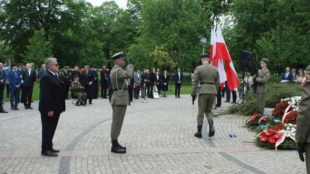 Jan Baster, wiceprezes IPN podczas uroczystości upamiętniającej zdobycie Monte Cassino – Warszawa, 18 maja 2021. Fot. Sławomir Bardski (IPN)