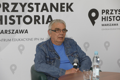 Rozmowa online „Banknoty polskiego podziemia” – 24 maja 2021. Fot. Piotr Życieński (IPN)