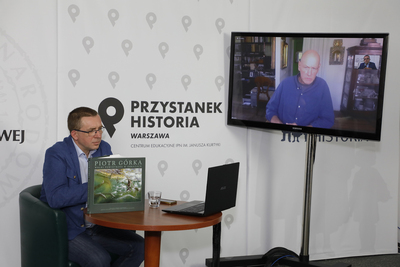 „Kulisy historii”, odcinek 15: Walki powietrzne w obrazach – 22 maja 2021. Fot. Piotr Życieński (IPN)