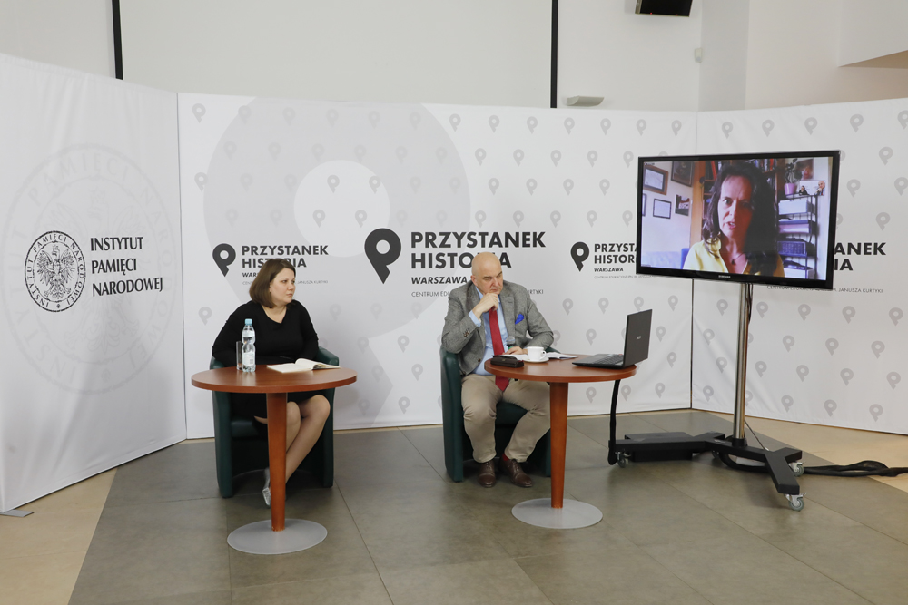 Dyskusja „II wojna światowa – zbrodnia i kara w polskiej myśli prawniczej” – 31 maja 2021. Fot. Piotr Życieński (IPN)