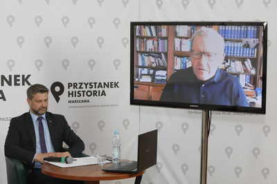 Dyskusja „Znaczenie agresji III Rzeszy na Związek Sowiecki dla rosyjskiej propagandy historycznej” – 9 czerwca 2021. Fot. Piotr Życieński (IPN)