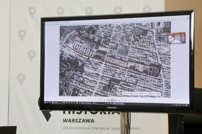 Dyskusja „KL Warschau – niemiecki nazistowski obóz koncentracyjny w Warszawie (1943–1944)” – 11 czerwca 2021. Fot. Piotr Życieński (IPN)