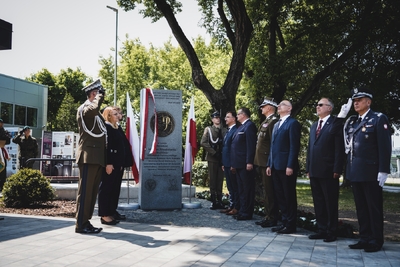 Święto Centralnej Biblioteki Wojskowej, odsłonięcie tablicy upamiętniającej Marszałka Józefa Piłsudskiego – fot. MN/BUWiM