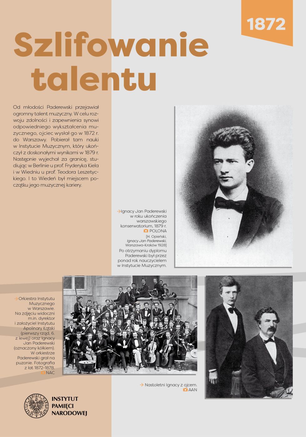 Biograficzna wystawa elementarna „Ignacy Paderewski”