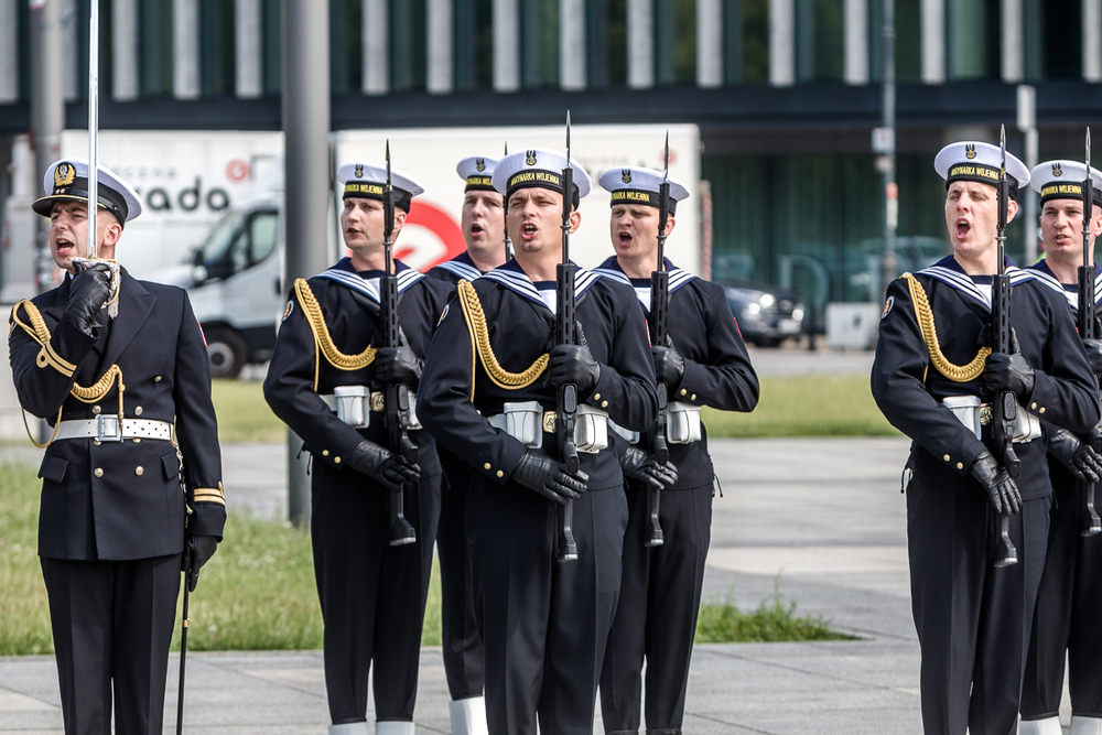 Uroczystość przekazania obowiązków przez gen. dyw. Roberta Głąba nowemu Dowódcy Garnizonu Warszawa – 30 czerwca 2021. Fot. Sławek Kasper (IPN)