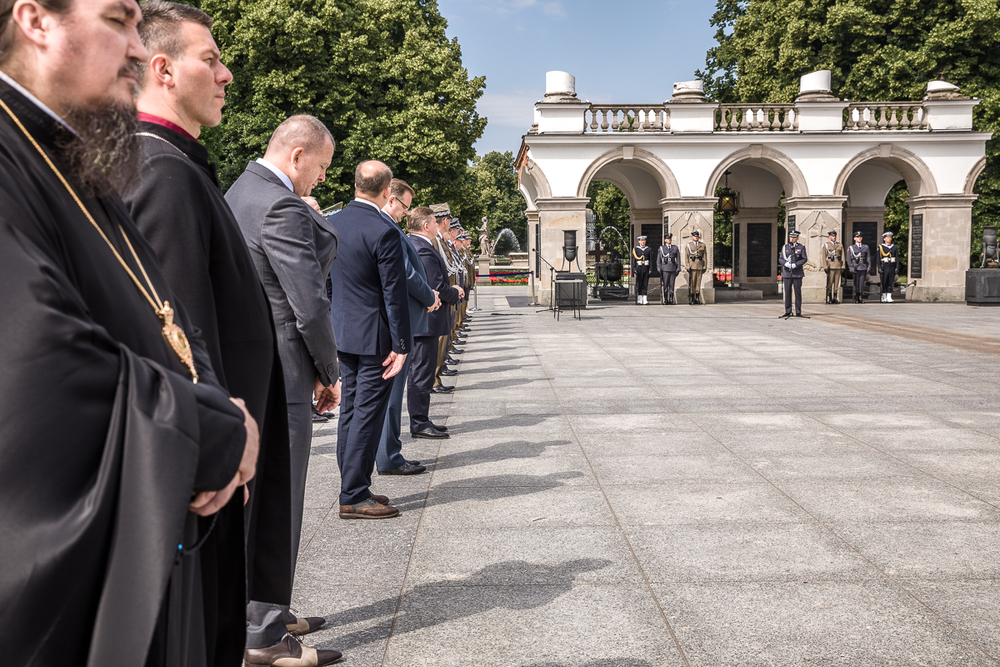 Uroczystość przekazania obowiązków przez gen. dyw. Roberta Głąba nowemu Dowódcy Garnizonu Warszawa – 30 czerwca 2021. Fot. Sławek Kasper (IPN)