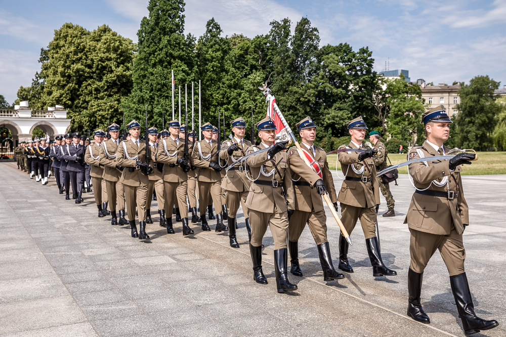 Uroczystość przekazania obowiązków przez gen. dyw. Roberta Głąba nowemu Dowódcy Garnizonu Warszawa – 30 czerwca 2021. Fot. Sławek Kasper (IPN)