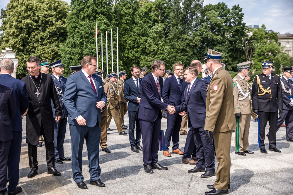 Uroczystość przekazania obowiązków przez gen. dyw. Roberta Głąba nowemu Dowódcy Garnizonu Warszawa – 30 czerwca 2021. Fot. Sławek Kasper (IPN)