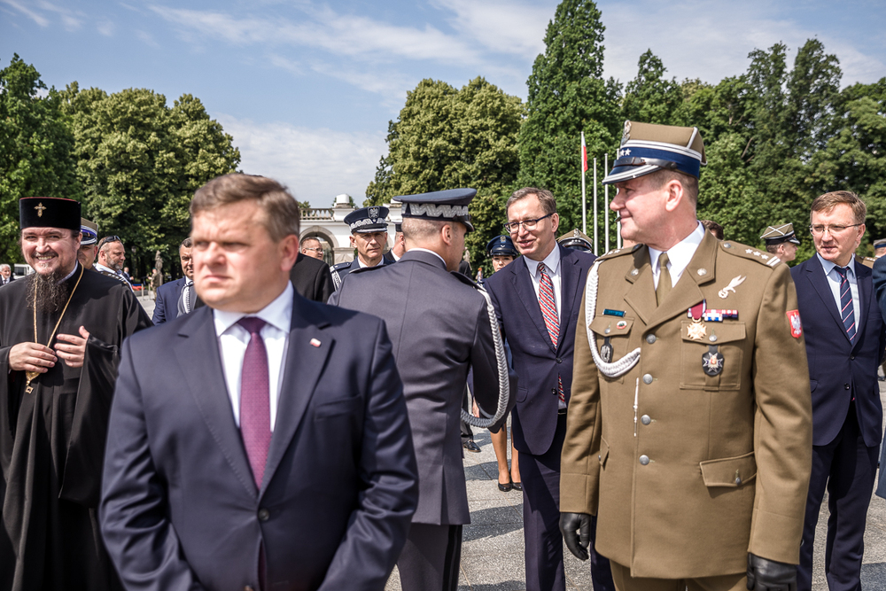 Uroczystość przekazania obowiązków przez gen. dyw. Roberta Głąba nowemu Dowódcy Garnizonu Warszawa – 30 czerwca 2021. Fot. Sławek Kasper (IPN)