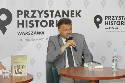 Adam Hlebowicz, redaktor słownika, dyrektor Biura Edukacji Narodowej IPN. Fot. Piotr Życieński (IPN)
