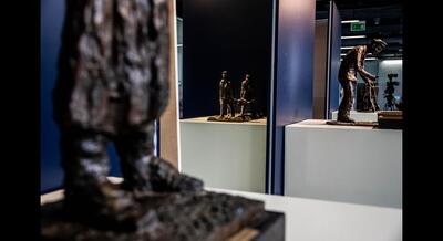 Otwarcie wystawy rzeźb „Obraz Treblinki w oczach Samuela Willenberga” w Państwowym Muzeum na Majdanku. Zdjęcia dzięki uprzejmości Państwowego Muzeum na Majdanku.