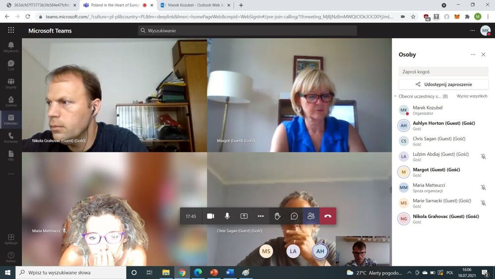 Seminarium „Poland in the Heart of European History 2021”. Fot. Marek Kozubel (IPN)