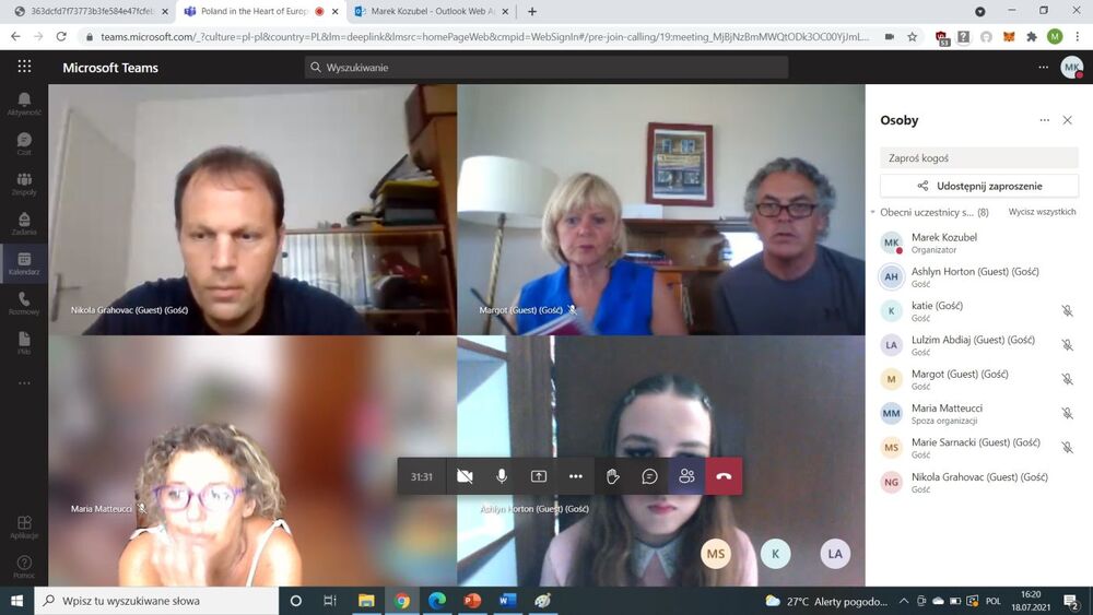 Seminarium „Poland in the Heart of European History 2021”. Fot. Marek Kozubel (IPN)