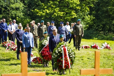 77. rocznica ostatniej egzekucji na III w Pomiechówku – Pomiechówek, 30 lipca 2021 fot. MN/BUWiM