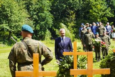 77. rocznica ostatniej egzekucji na III w Pomiechówku – Pomiechówek, 30 lipca 2021 fot. MN/BUWiM