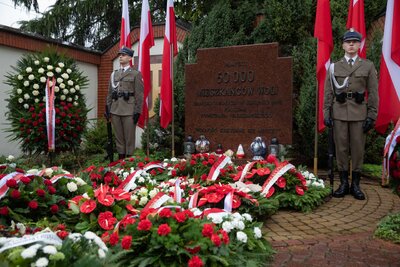 Uroczystości upamiętniające ofiary rzezi Woli – Warszawa, 6 sierpnia 2021. Fot. Mikołaj Bujak