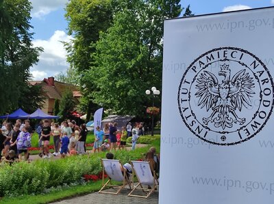Stoisko IPN podczas Festiwalu Kultury Kresowej – Mrągowo, 7–8 sierpnia 2021. Fot. IPN