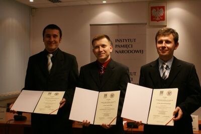 Od lewej: Kamil Drzymała, Andrzej Malik, Marcin Kruszyński