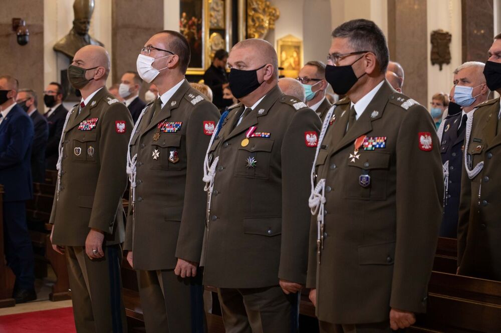 Msza św. w intencji Ojczyzny i polskich żołnierzy w Katedrze Polowej Wojska Polskiego – Warszawa, 15 sierpnia 2021. Fot. Mikołaj Bujak (IPN)