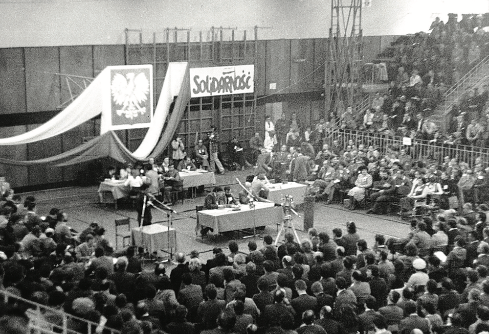 Walne Zebranie Delegatów NSZZ „Solidarność” Regionu Środkowo-Wschodniego, 1981 r. (fot. historia.swidnik.net)