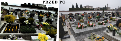 Groby przed i po remoncie